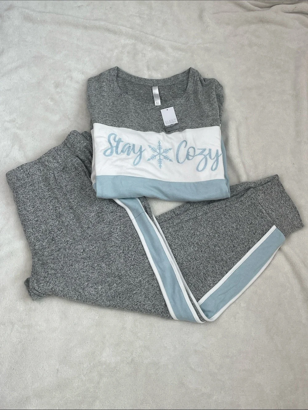 Sleep by Cacique Stay Cozy Top & Matching Joggers Set
